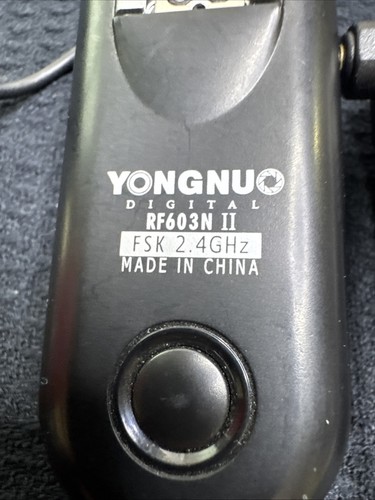 Yongnuo 603n kit trigger - rf-603n, ii